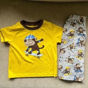 🐵18m monkey skater pjs